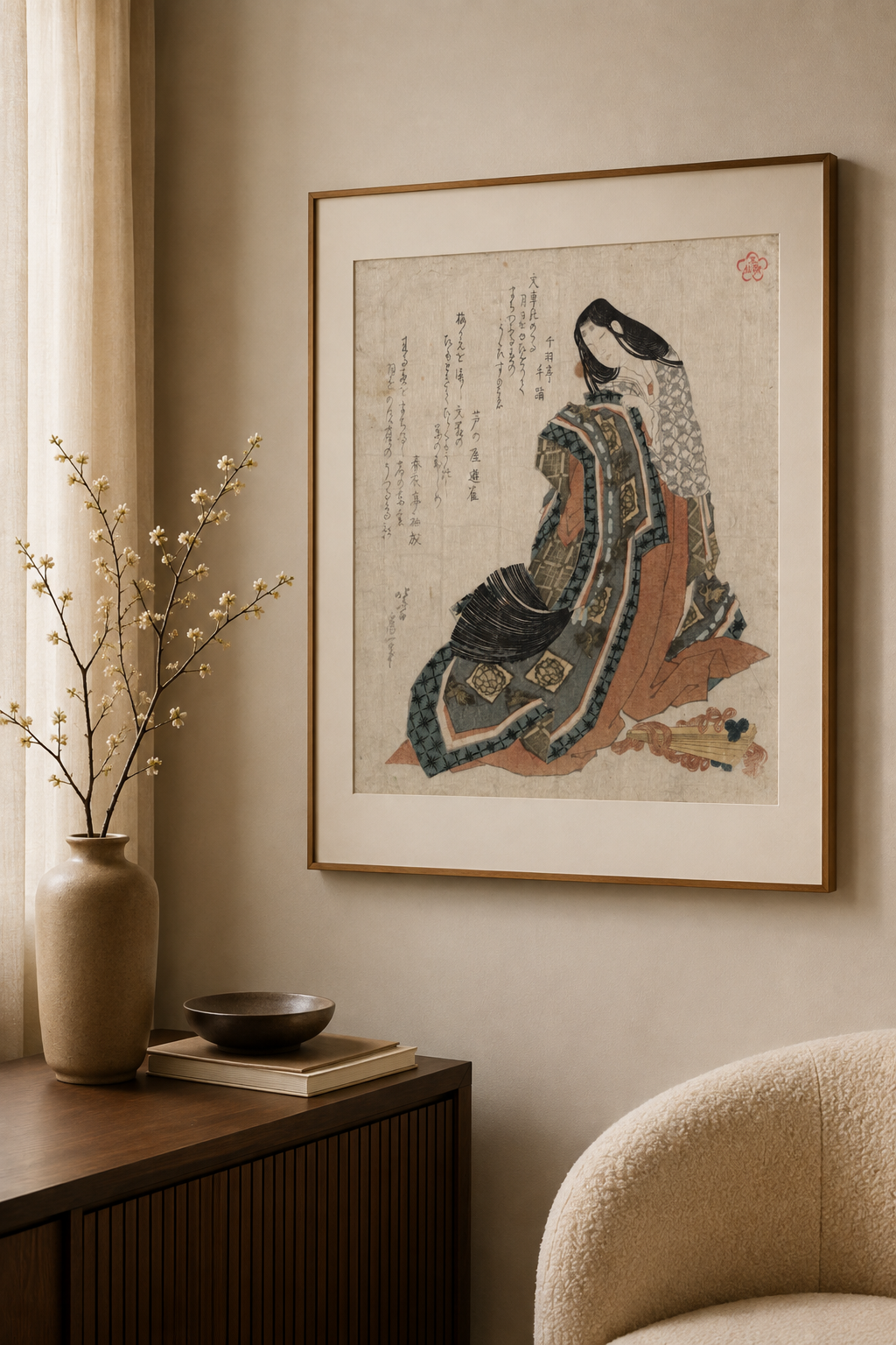 Tumi Art Ustalar koleksiyonu — Hokusai Hiōgi iç mekân sunumu
